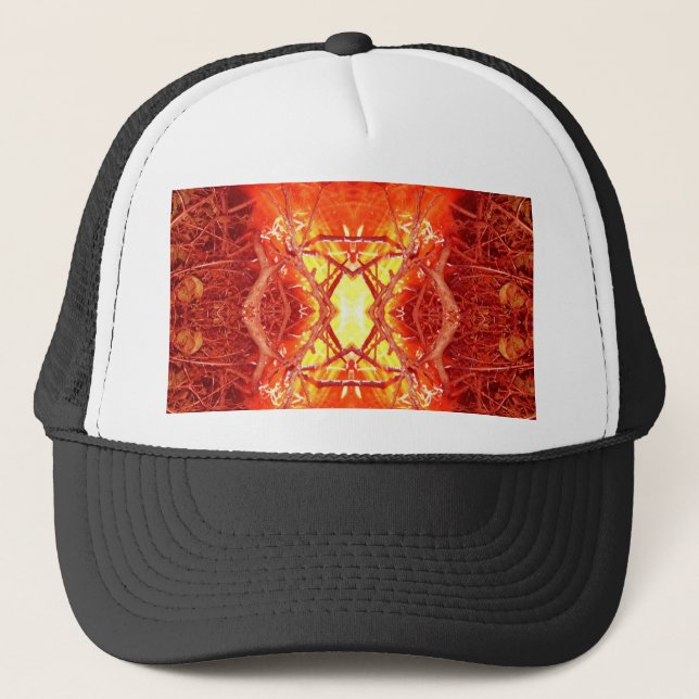 Casquette Feu Abstrait (Devant)