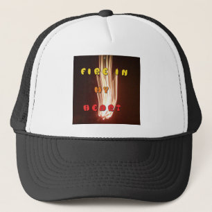 Casquette Feu dans mon coeur feux d'artifice lumineux Hakuna