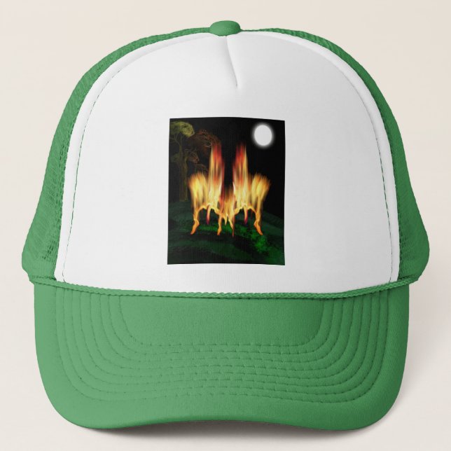 Casquette Feu d'incendie (Devant)