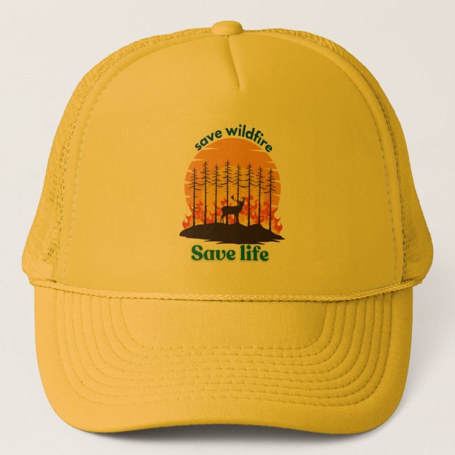 Casquette Feu sauvage (Devant)