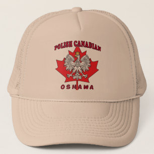 Casquette Feuille canadienne polonaise d'Oshawa