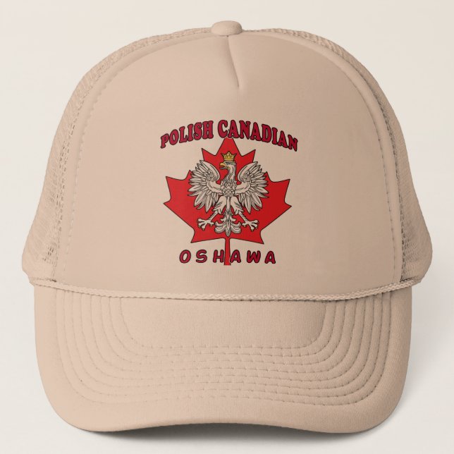 Casquette Feuille canadienne polonaise d'Oshawa (Devant)