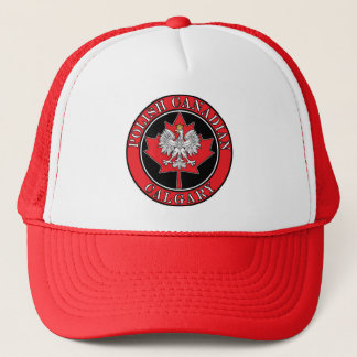 Casquette Feuille canadienne polonaise ronde de Calgary
