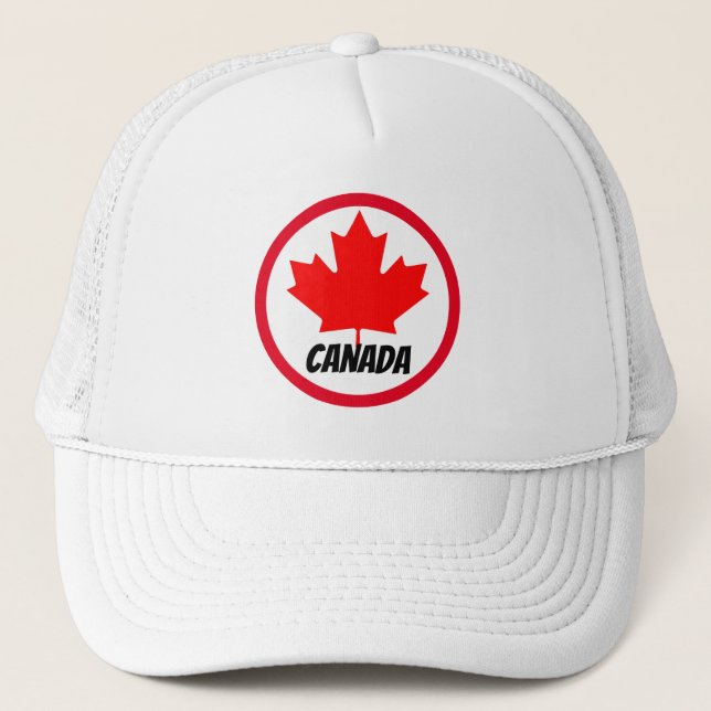 Casquette Feuille d'érable canadienne brillante Canada Jour  (Devant)