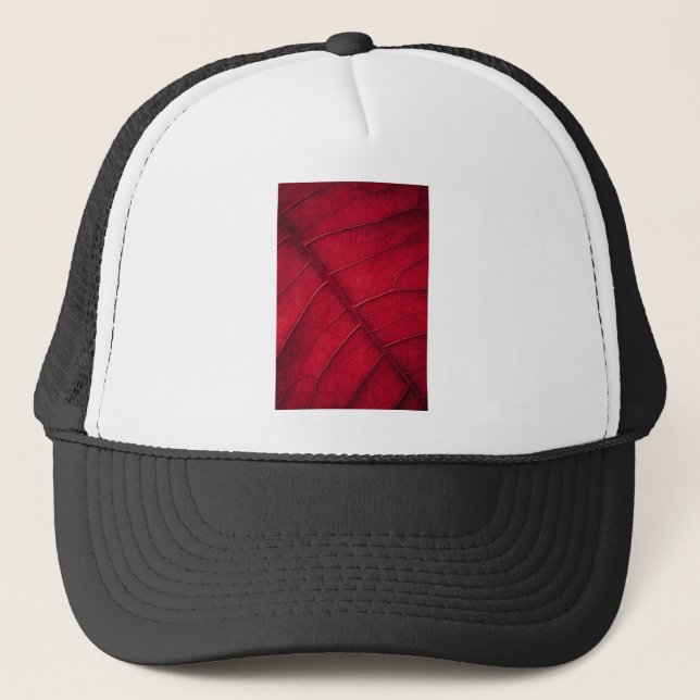 Casquette Feuille rouge (Devant)