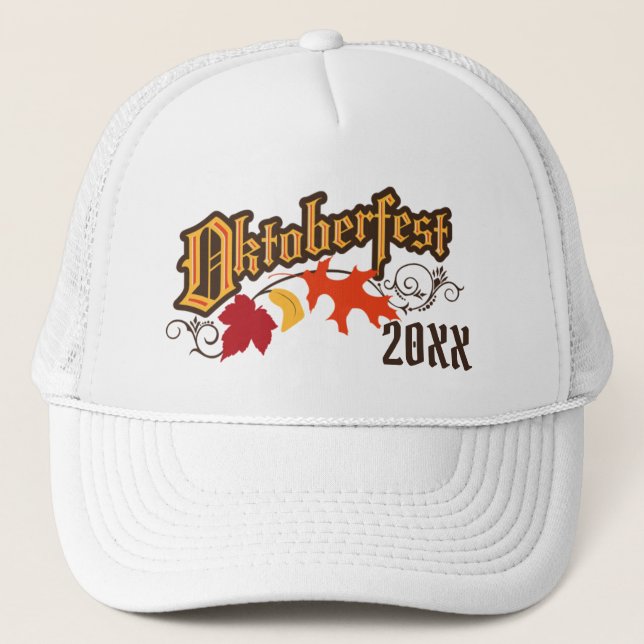 Casquette Feuilles d'automne de l'Oktoberfest (Devant)