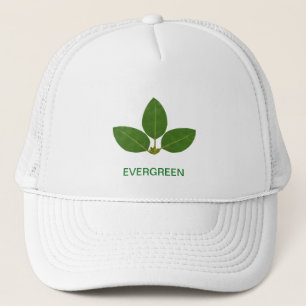 Casquette Feuilles de Laurier Vert Moderne