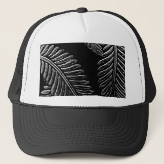 Casquette Feuilles noirs et blancs