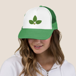Casquette Feuilles verts modernes