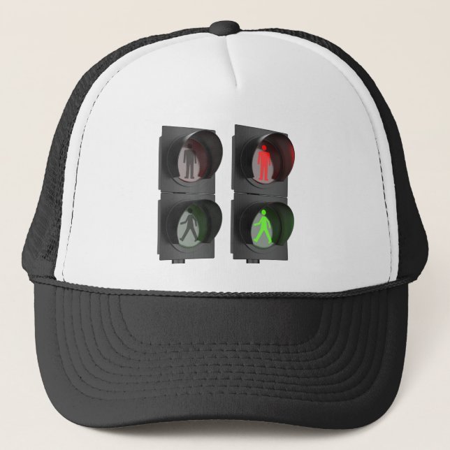 Casquette Feux de circulation pour piétons (Devant)
