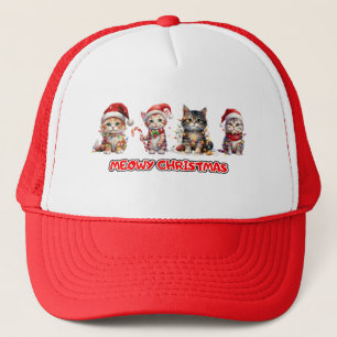 Casquette Feux de Noël et de Chat
