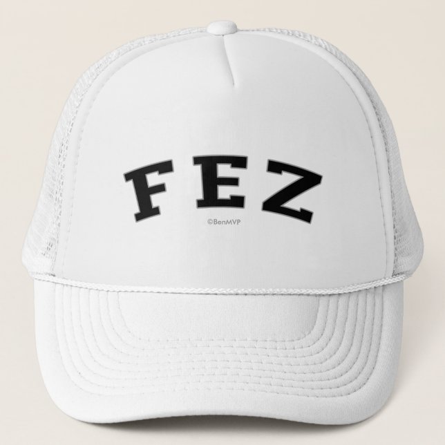 Casquette Fez (Devant)