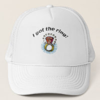 Casquette Fiançailles de mariée