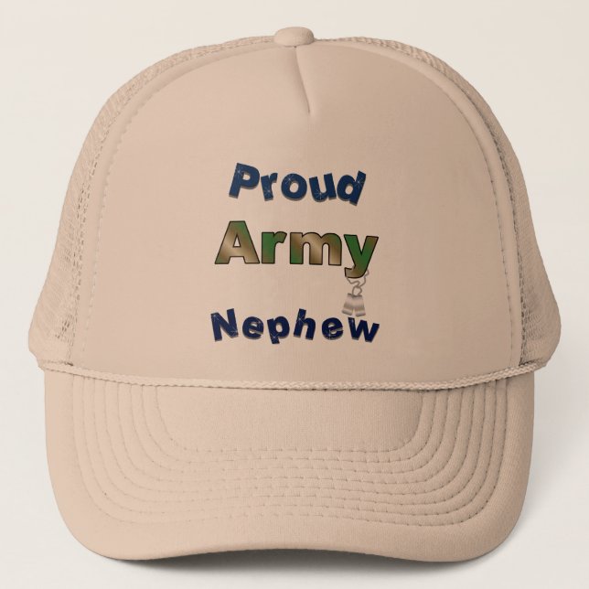 Casquette fier de neveu d'armée (Devant)