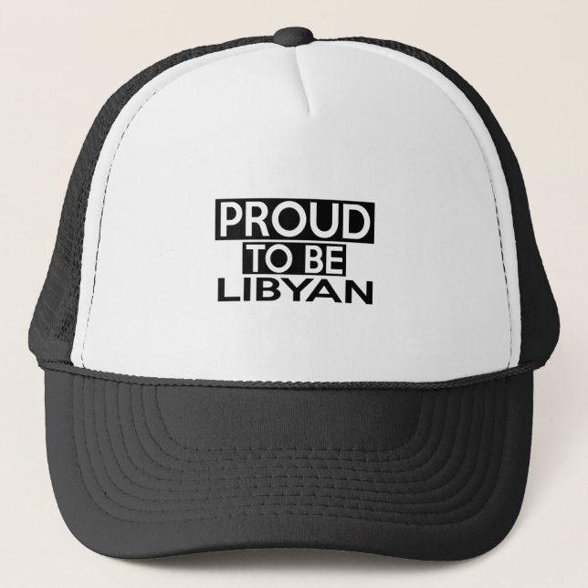 CASQUETTE FIER D'ÊTRE LIBYEN (Devant)