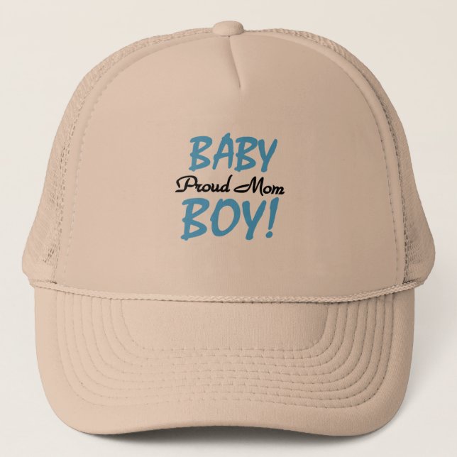 Casquette Fier maman Baby Boy Tshirts et cadeaux (Devant)