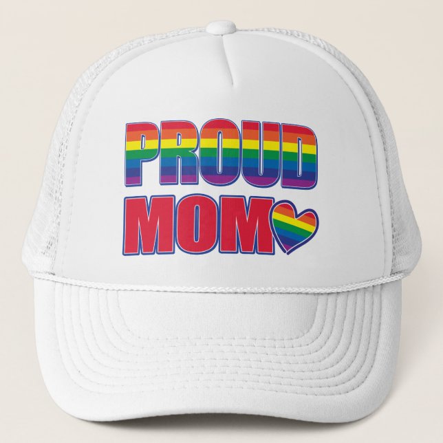 Casquette Fier maman Gay pride (Devant)