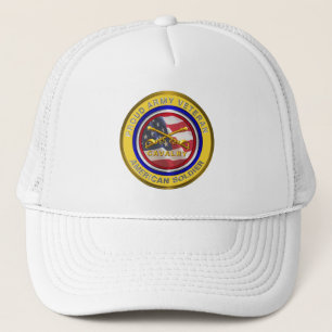 Casquette Fier orgueilleux de l'armée soldat de cavalerie