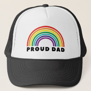 Casquette Fier père arc-en-ciel