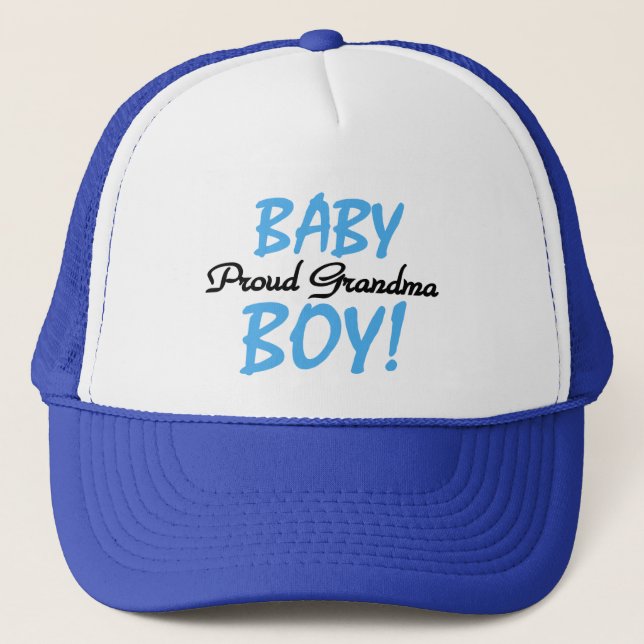 Casquette Fier T-shirts et cadeaux pour bébé grand-mère (Devant)