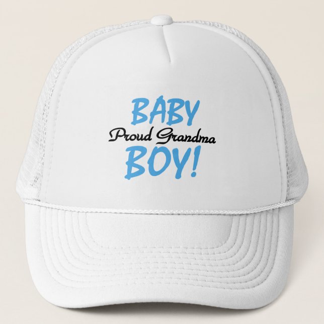 Casquette Fier T-shirts et cadeaux pour bébé grand-mère (Devant)