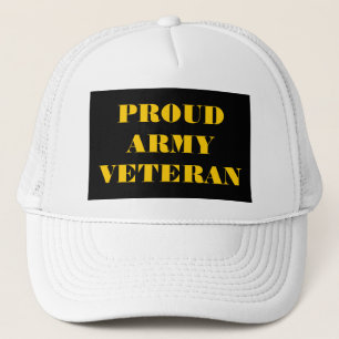 Casquette fier vétéran de l'armée
