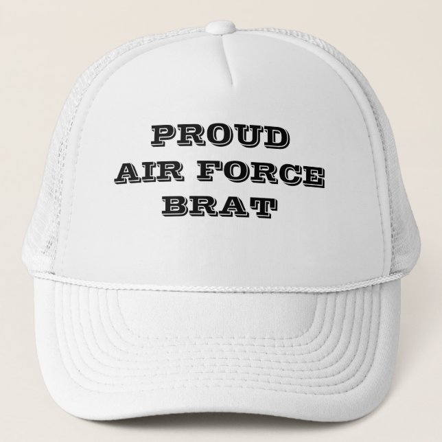 Casquette Fière allure, enfant gâté de l'armée de l'air (Devant)