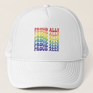 Casquette Fière Ally LGBTQ GAY PRIDE Arc en ciel