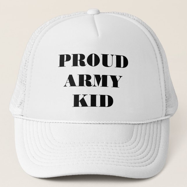 Casquette Fière Armée Enfant (Devant)