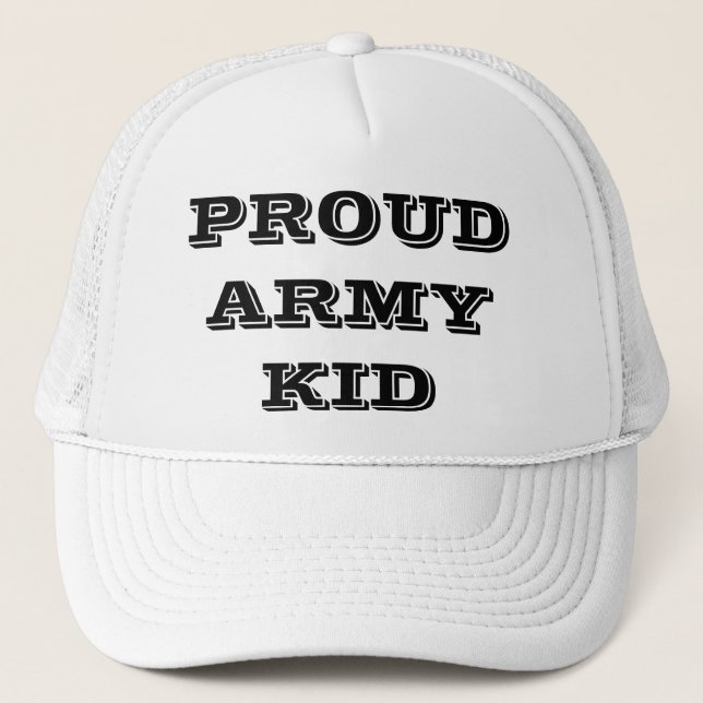Casquette Fière Armée Enfant (Devant)