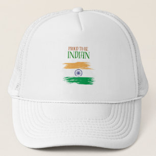 Casquette Fière de porter le chapeau tricolore indien   Inde