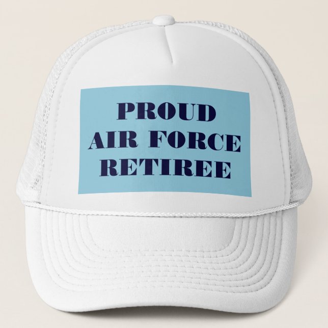 Casquette Fière Retraite de la Force aérienne (Devant)