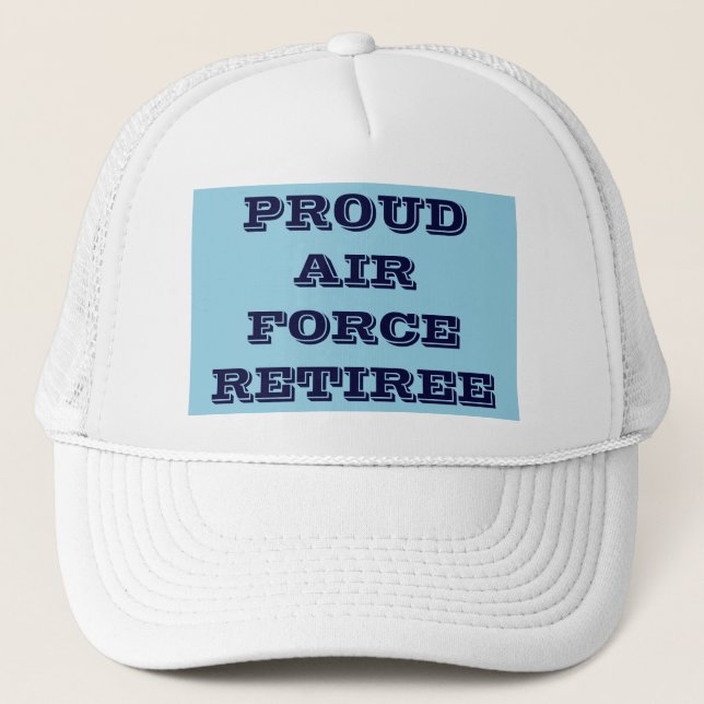 Casquette Fière Retraite de la Force aérienne (Devant)