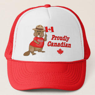 Casquette Fièrement le castor canadien