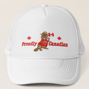 Casquette Fièrement le castor canadien