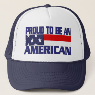 Casquette Fièrement Patriotique d'Être un Américain - Chapea