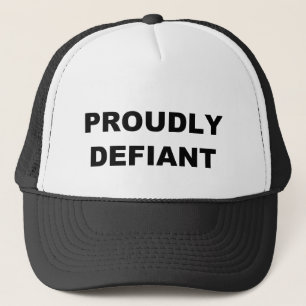 Casquette Fièrement provoquant