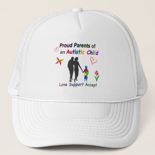 Casquette Fiers parents autistes (Devant)