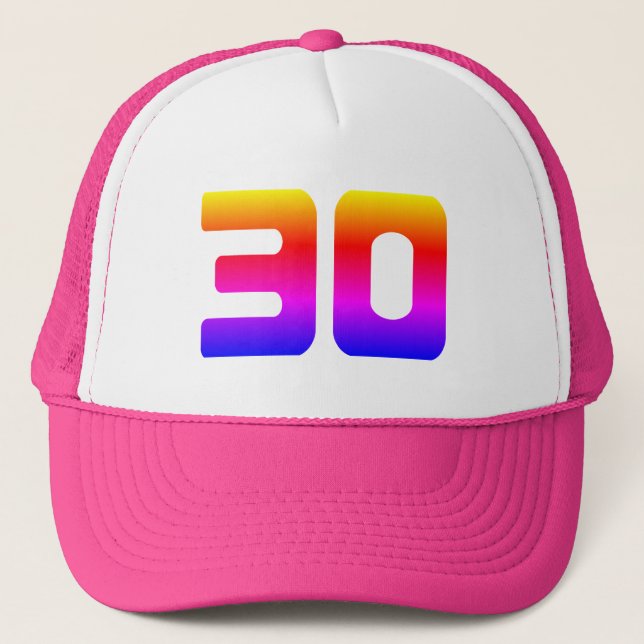 Casquette Fierté 30e fête d'anniversaire (Devant)