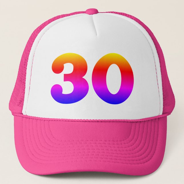 Casquette Fierté 30e fête d'anniversaire (Devant)