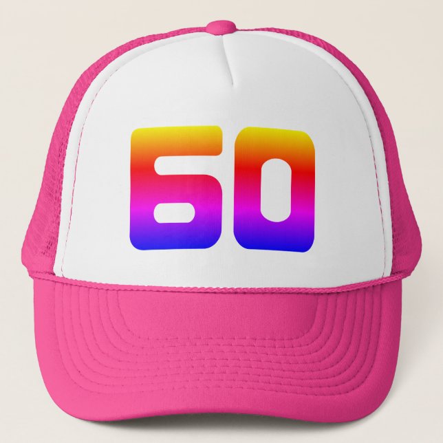 Casquette Fierté 60e fête d'anniversaire (Devant)