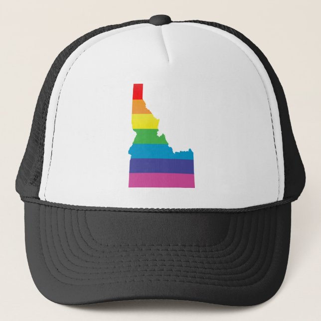 Casquette fierté de l'Idaho. rayé (Devant)