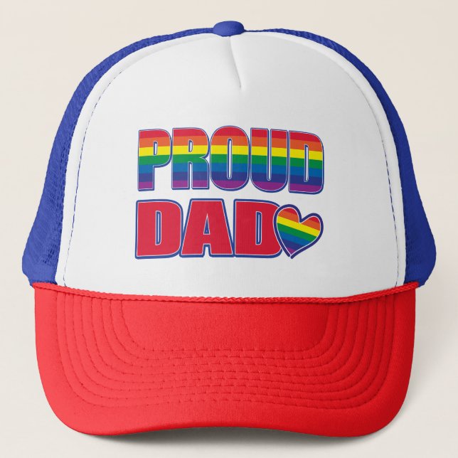 Casquette Fierté de papa Fierté gay (Devant)