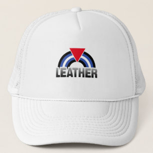 Casquette Fierté étrange en cuir