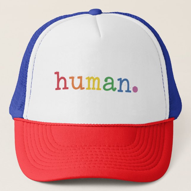 Casquette Fierté humaine LGBT Rainbow LGBTQ Égalité (Devant)
