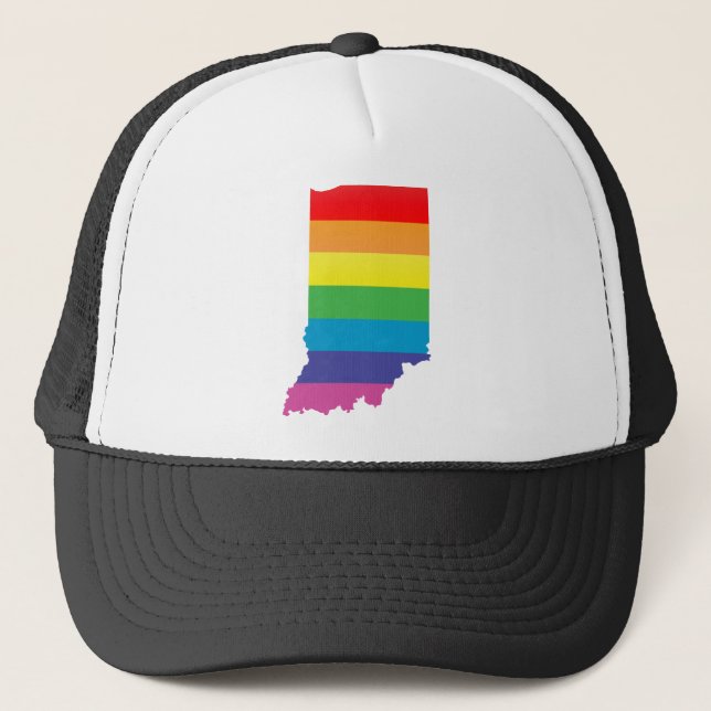 Casquette fierté indiana. rayé. (Devant)