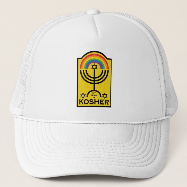 Casquette Fierté juive LGBTQ (Devant)