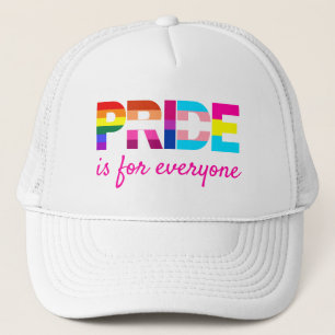 Casquette Fierté LGBTQ Couleurs arc-en-ciel Typographie