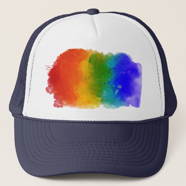 Casquette Fierté moderne de SlipperyJoe éclaboussure d'énerg (Devant)