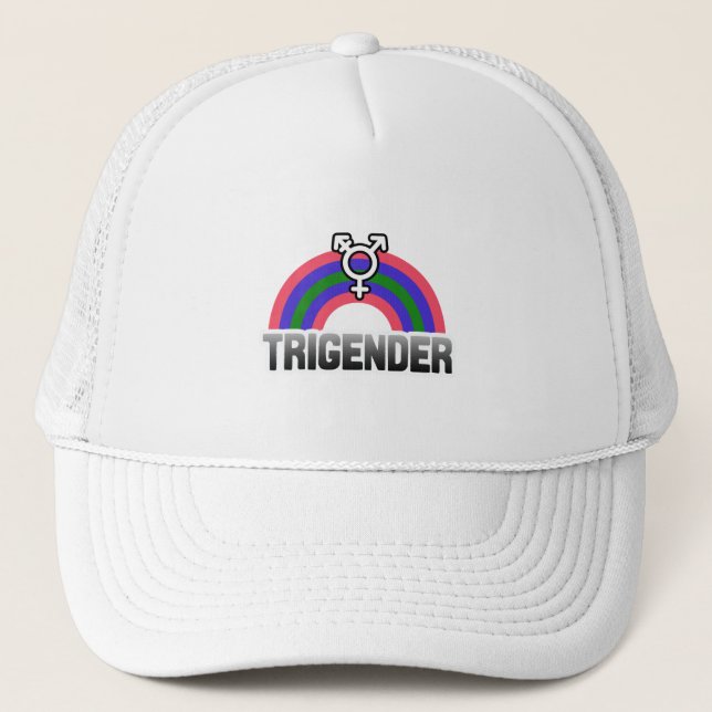 Casquette Fierté trigender (Devant)